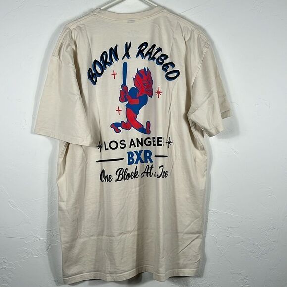 🔥 BORN X RAISED BXR Los Angeles Skateboard Skate Tee Sz 2XL -PERFECT Worn Once - Picture 1 of 6